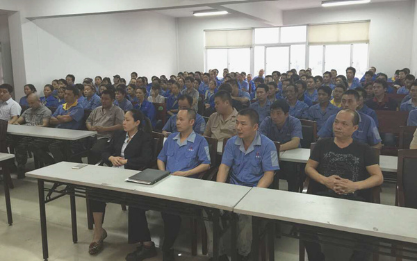 熱烈祝賀2015年9月溫州三聯(lián)鍛造有限公司管理升級正式啟動！