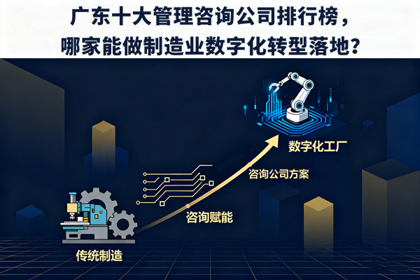 廣東十大管理咨詢公司排行榜，哪家能做制造業(yè)數(shù)字化轉(zhuǎn)型落地？